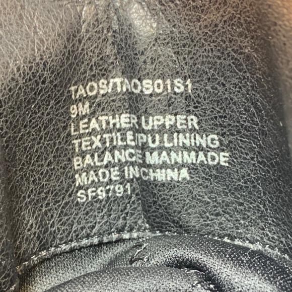 Steve Madden Taos Black Leather Slouch Cowboy Western Boots Women's 9M - Picture 8 of 11